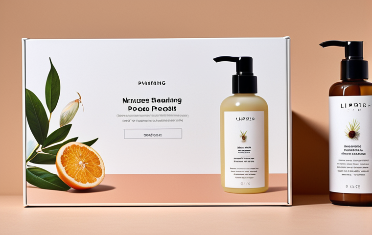 **
A beautifully designed skincare product packaging on a clean, modern website. Focus on natural ingredients, elegant typography, and soft, inviting colors. The overall aesthetic should evoke a sense of trust, luxury, and efficacy.
**