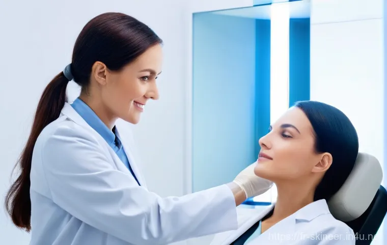 스킨케어 자격증을 활용한 강사 활동 - **Prompt 1: The Inspiring Dermo-Cosmetic Educator**
    "A dynamic, elegant female dermo-cosmetic tr...